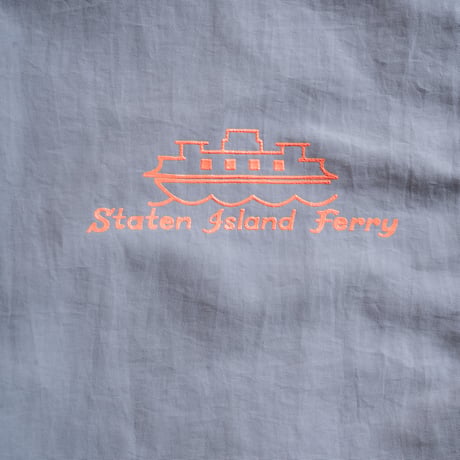 "STATEN ISLAND FERRY CREW TYPE" NYLON TRACK JKT ASH GRAY