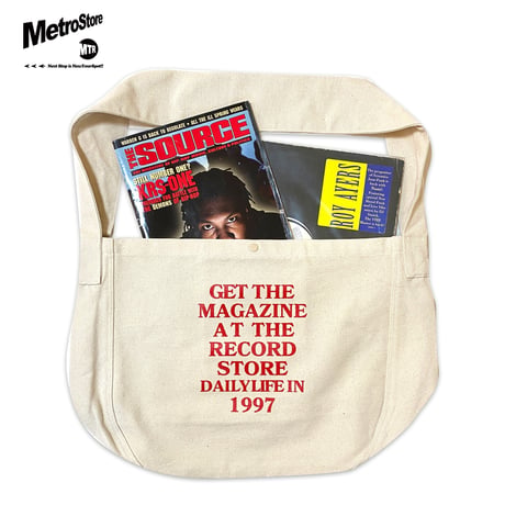”THE MAGAZINE" VINYL＆MAGAZINE BAG  White