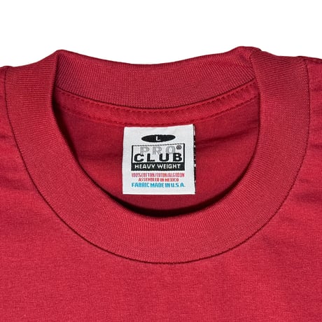 "KENNEDY FRIED CHICKEN"6.5oz HeavyWeight Tee Burgundy
