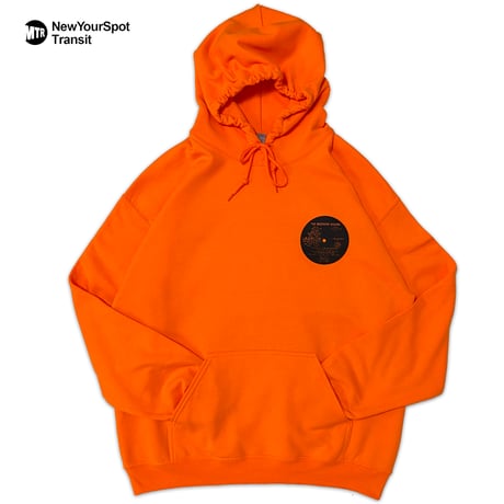 "BedroomWizard" 8oz Hoodie pt2  蛍光Orange