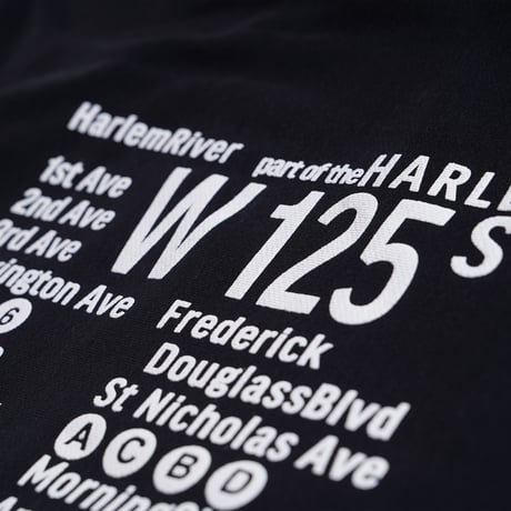 "THE HARLEM" 13.5oz HeavyWeight Hoodie BLACK