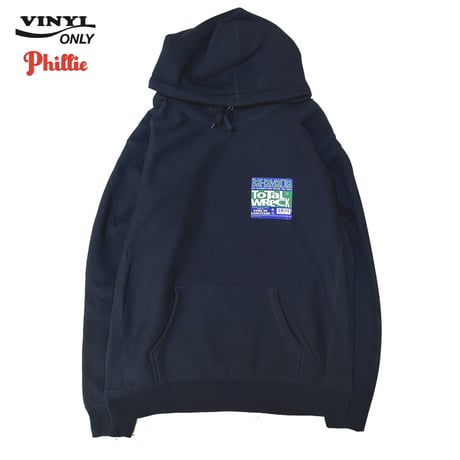 "Phillie VINYL" HeavyWeightHoodie Black
