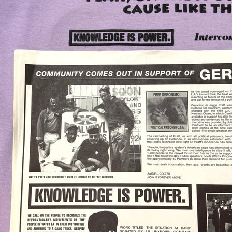 ”Return of the 90`s" BoroughCheck 6oz US COTTON S/S Tee LightPurple