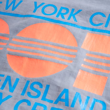 "STATEN ISLAND FERRY CREW TYPE" NYLON TRACK JKT ASH GRAY