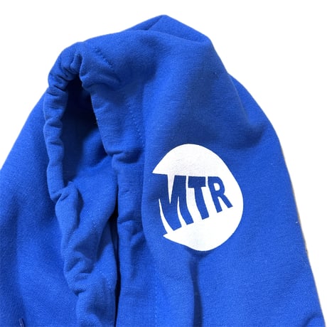 "MTR" 8oz Cotton Hoodie Blue
