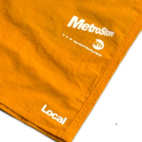 "MTR" NYLON SHORTS Yellow,Orange
