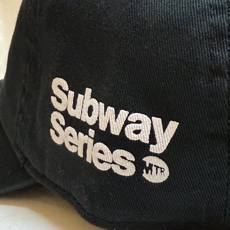 "SubwaySeries" Cotton Cap Black