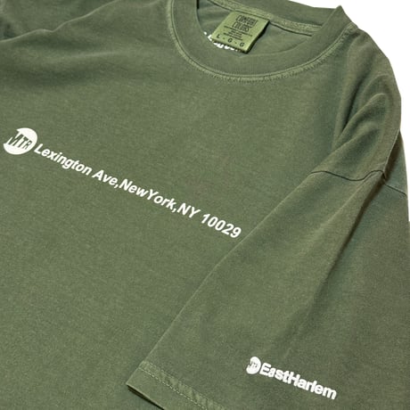 "EAST HARLEM" GarmentDyed 6.1oz Tee Hemp