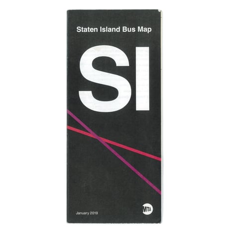 "STATEN ISLAND BUS MAP" Insulated JKT
