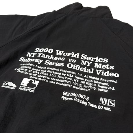 "SubwaySeries"Cottonlike NYLON JKT Black