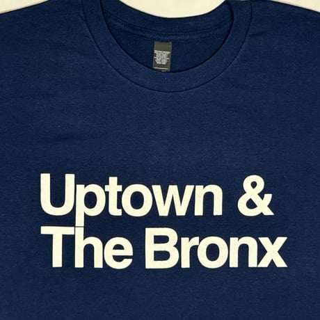”Uptown & The Bronx"A.C 6oz Tee Navy