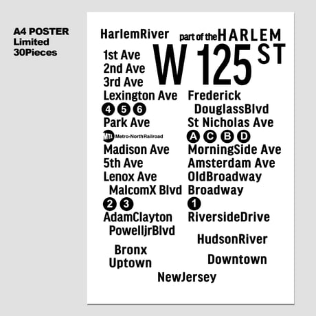 "HARLEM" 6.5oz HeavyWeight L/S Tee  White
