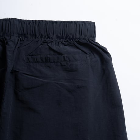 "STATEN ISLAND BUS MAP" COTTONLIKE NYLON PANTS BLACK