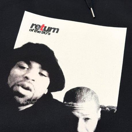 "Return of the 90's" HeavyWeight13.5oz Hoodie Black