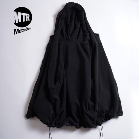 "THE HARLEM" Reversivle NYLON FREECE JKT BLACK