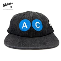 "A.C.Train" Subway Cap DENIM BLACK