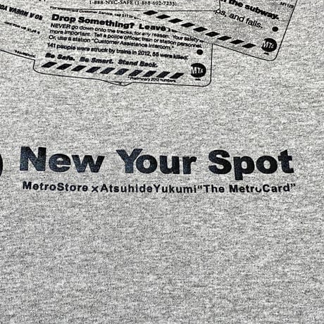 "The MetroCard" 6.5oz HeavyWeight Tee Grey