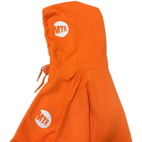 "MTR" 8oz Cotton Hoodie　SafetyOrange