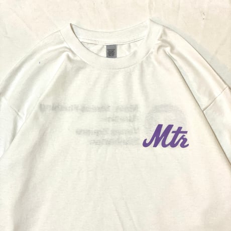 "The 7Train" 6oz US COTTON L/S Tee White