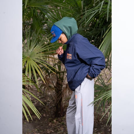 "STATEN ISLAND FERRY CREW TYPE" NYLON TRACK JKT  NAVY