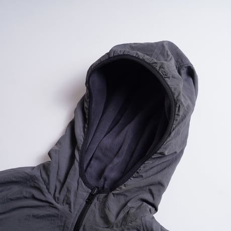"THE HARLEM" Reversivle NYLON FREECE JKT GREY