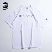 "STATEN ISLAND SUBWAY MAP Pt2" 7.5 oz Max Heavyweight S/S Tee White