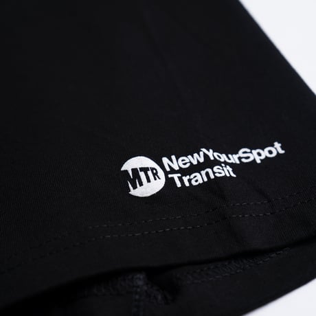 "STATEN ISLAND SUBWAY MAP Pt1" 7.5 oz Max Heavyweight S/S Tee Black
