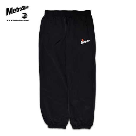"MTR BASIC" Cottonlike NYLON PANTS  BLACK