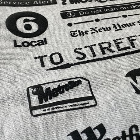 "Lexington Av Local" 13.5oz HeavyWeightHoodie AshGrey