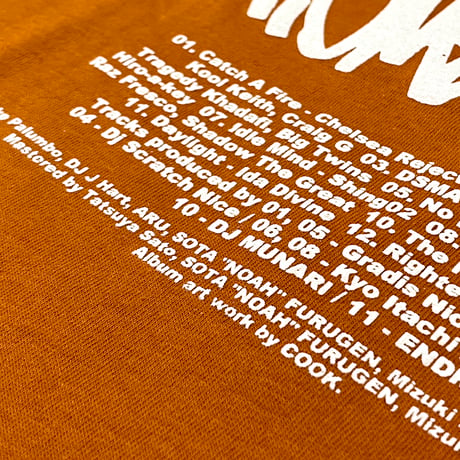 "PLUG INTERNATIONAL" US COTTON 6oz S/S Tee　TexasOrange