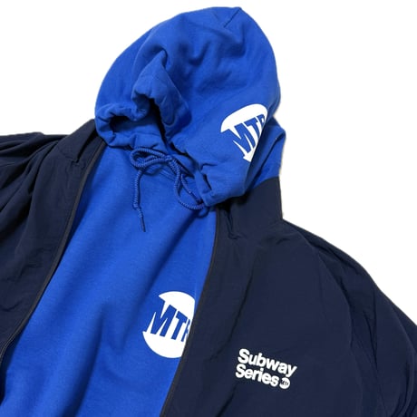 "MTR" 8oz Cotton Hoodie Blue