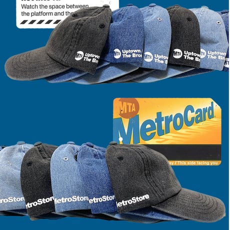 "MTR UPTOWN" DENIM CAP Blk