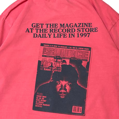"THE MAGAZINE 1997" pt2  6.1oz Garment Dyed Tee Waltermelon