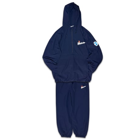 "MTR BASIC" NYLON ANNORAK PARKA NAVY