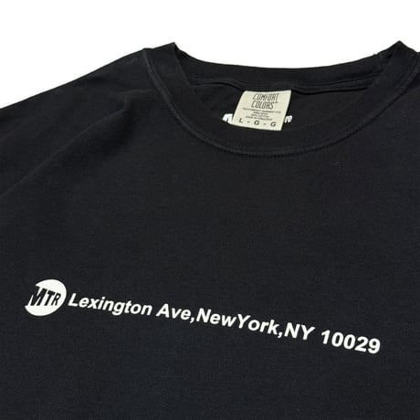 "EAST HARLEM" GarmentDyed 6.1oz Tee Black