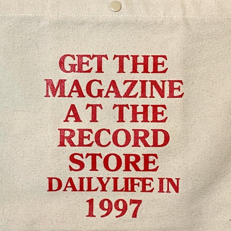 ”THE MAGAZINE" VINYL＆MAGAZINE BAG  White