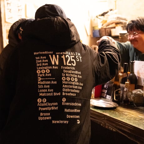 "THE HARLEM" Reversivle NYLON FREECE JKT OLIVE