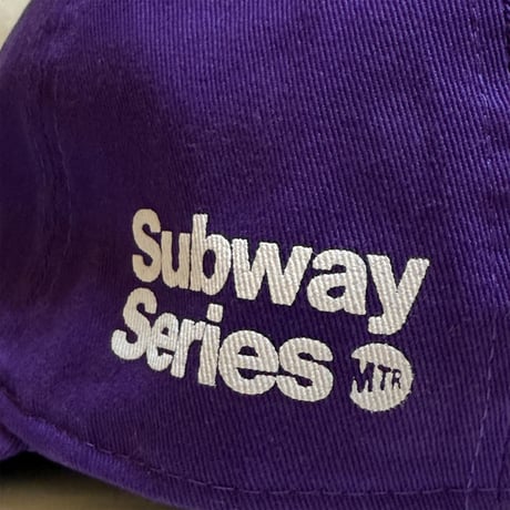 "SubwaySeries" Cotton Cap Purple