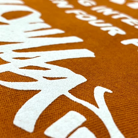 "PLUG INTERNATIONAL" US COTTON 6oz S/S Tee　TexasOrange