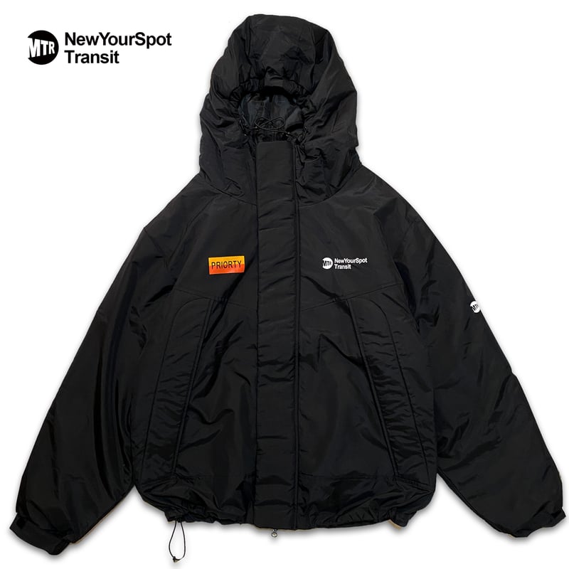 【TRANSIT】フード付きブラックジャケット Transit Uniform