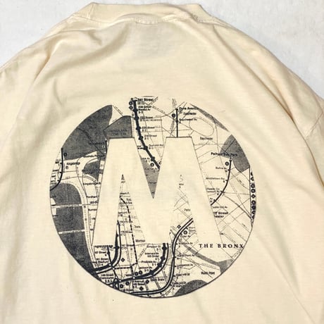 ”TheMap1987”  GarmentDye 6.1oz Tee Ivory