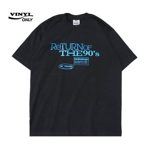 "Return Of The 90's"  6.5oz HeavyWeight S/S Tee Black