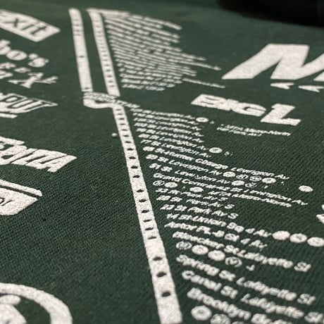 "Lexington Av Local" 8oz Hoodie Green