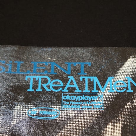 "SilenTreatment"  6.5oz HeavyWeight L/S Tee Black