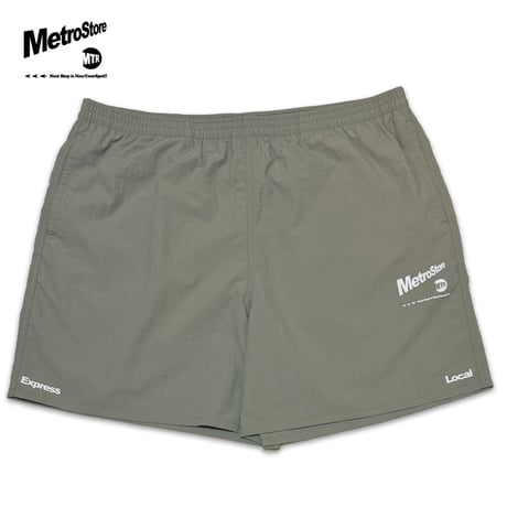 "MTR" NYLON SHORTS OceanGreen,Gray,LightGray