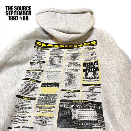 "CLASSIFIEDS 97" HeavyWeightHoodie AshGrey