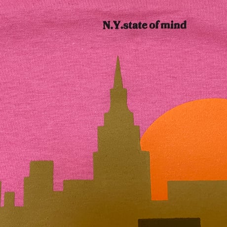 "ViewFromQueens" 6oz US COTTON S/S Tee PINK