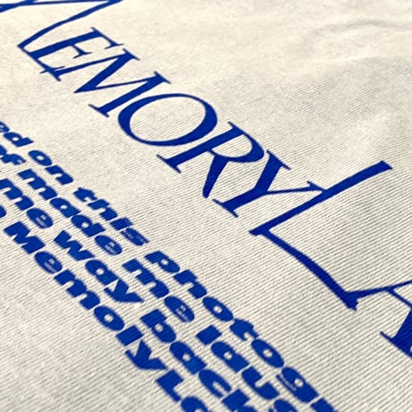 "MemoryLane"  6.5oz HeavyWeight S/S Tee SkyBlue
