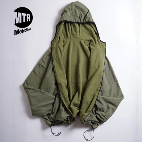 "THE HARLEM" Reversivle NYLON FREECE JKT OLIVE