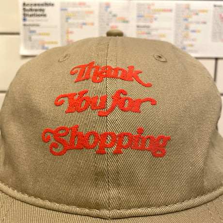 "ThankYouShopping" PuffInkCap LightBrown